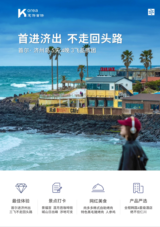 【惠游首濟(jì)】首爾+濟(jì)州島 5 天 4 晚品質(zhì)團(tuán)