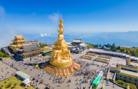 【經典四川—全景游】成都-樂山大佛-峨眉山-熊貓樂園-九寨溝-黃龍-都江堰-寬窄巷子  純玩雙飛6日游